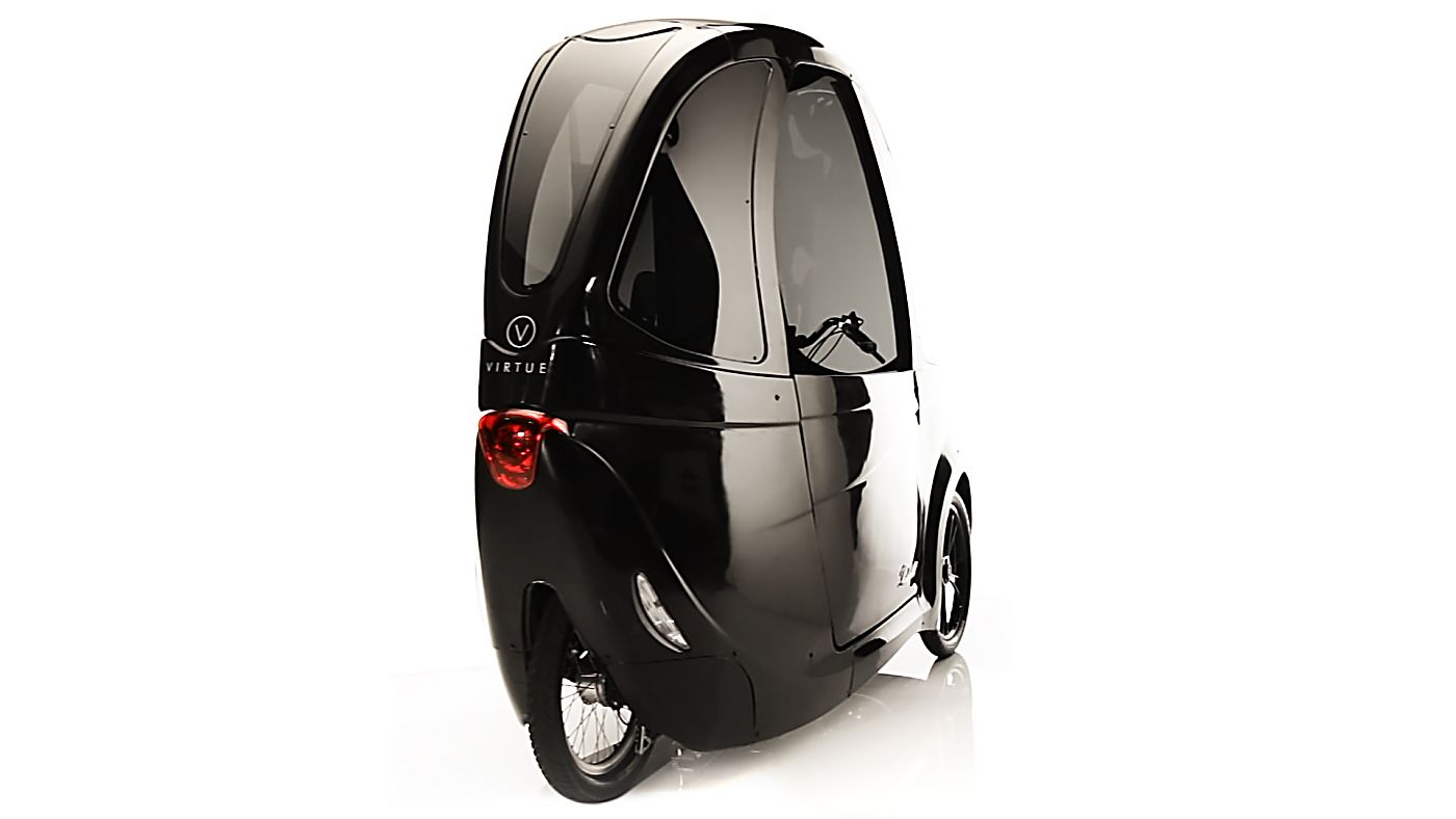Covered top electric trike